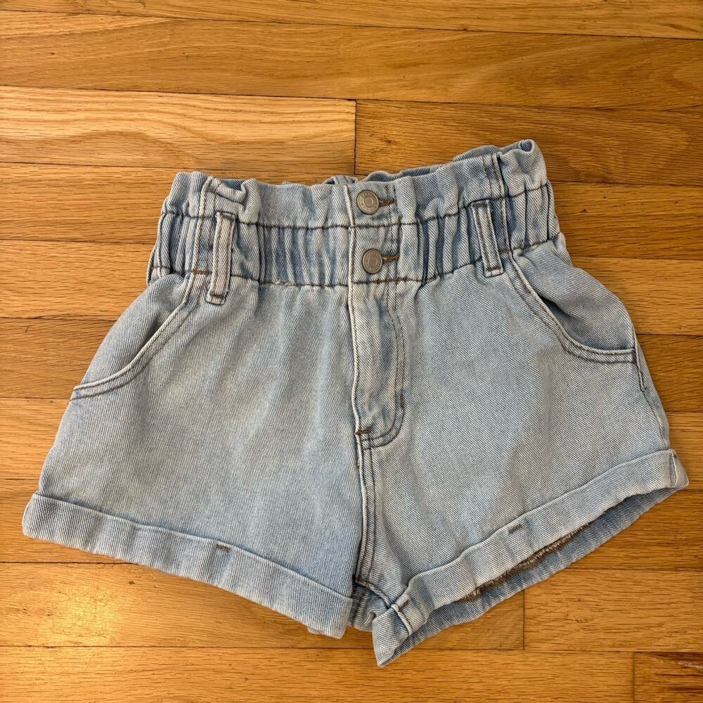 Pacsun Mom Shorts XS Light Wash 2 Inch Inseam 100% Cotton